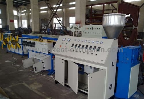 63mm Single Layer Wall Corrugated Pipe Extrusion Line